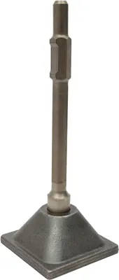 Image de Compacteur à béton, compacteur de sol, compacteur de terre, compacteur pour le compactage de sol, de gravier et de sable, dimensions : 15,24 x 15,24 x 40,64 cm