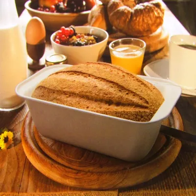 Produktbild von Brotbackform Kuchenform Kastenform Brotform Backform Königskuchenform Keramik