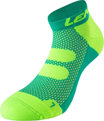 Produktbild von Lenz 5.0 Short Kompression Socken, dunkelgrün/hellgrün, 42-44