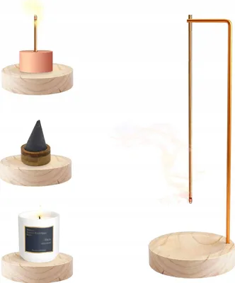 Produktbild von Holz Räucherstäbchenhalter Rund Modern Dekorativ Langlebig