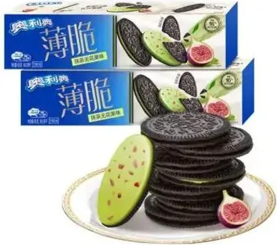 Produktbild von Oreo Crisp mit Matcha & Feigenfüllung 95g