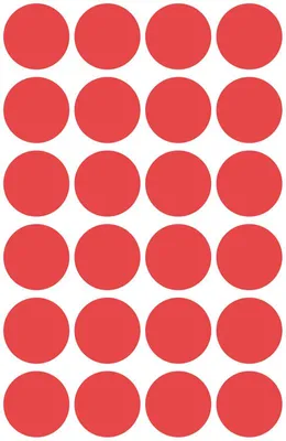 Obrázok produktu pre Avery Zweckform Markierungspunkt 18mm rot wiederablösbar Packung 96 Stück