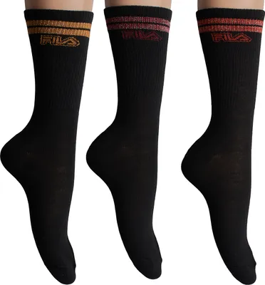 Produktbild von Fila 3er-Pack lange Baumwollsocken F3266 für Damen