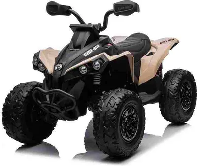 Produktbild von Can-am ATV Quad Kinderfahrzeug Elektrofahrzeug Kinderquad Elektroquad EVA Soft Reifen Ledersitz 24V 2x200W Khaki
