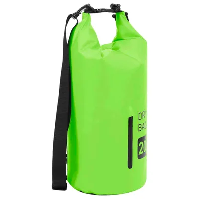 Produktbild von Trockensack mit Reißverschluss Grün 20 L PVC
