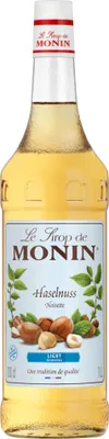 Obrázek produktu pro Monin lískooříškový sirup s nižším obsahem cukru, ořechová chuť, 1000 ml