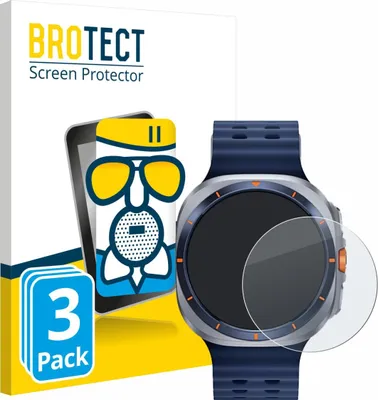 Produktbild von 3x BROTECT Entspiegelungs Schutzglas für Samsung Galaxy Watch Ultra 2025 (47 mm) Schutzfolie Panzer Folie Glas Display Schutz matt