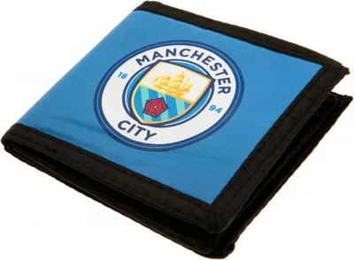 Obrázek produktu pro Manchester City FC - Plátěná peněženka TA10327 (jedna velikost) (bílá/černá/nebesky modrá)