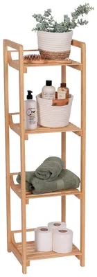 Produktbild von Tendance Badezimmerschrank - 3 Einlegeboden - Bambusholz - 104 x 30 cm