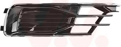 Produktbild von VAN WEZEL Lüftungsgitter Grill Stoßfänger für AUDI A6 Avant (4G5, 4GD, C7) ohne Loch/Löcher für Nebellampen Hochglänzend