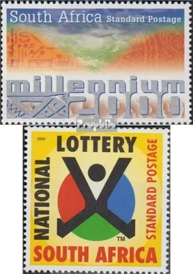 Produktbild von Briefmarken Südafrika 2000 Mi 1244,1245 (kompl.Ausg.) postfrisch Eintritt in das Jahr 2000