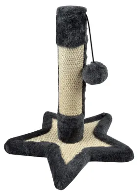 Obrázek produktu pro Kočičí strom s hračkami, hvězdicová základna, výška 33 cm, přírodní barva
