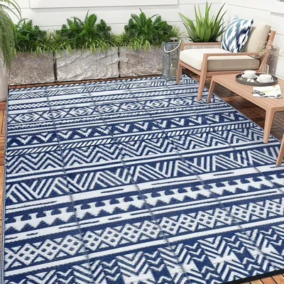 Productafbeelding van Famanu buitentapijt, 150 x 240 cm - Waterbestendig, omkeerbaar, UV-bestendig