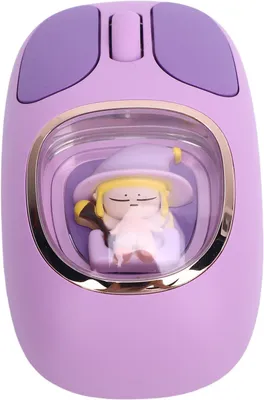 Image de Souris, Souris silencieuse rechargeable 2,4 G avec rétroéclairage RVB, triple mode Souris d'ordinateur portable mignonne pour PC, ordinateur portable, ordinateur