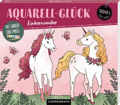 Image de Bonheur aquarelle Magie licorne