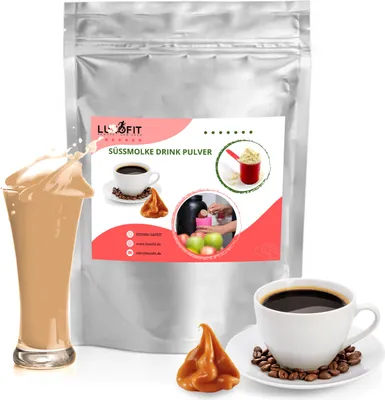 Image de Poudre de lactosérum au café et au caramel, 333 g