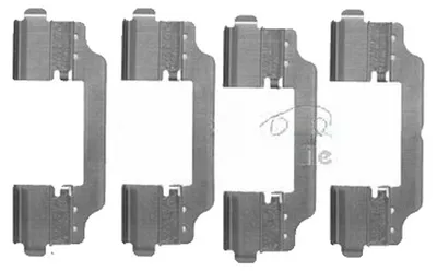 Produktbild von METZGER 109-1716 Zubehörsatz Scheibenbremsbelag für AUDI A6 Avant (4G5, 4GD, C7) passend für MERCEDES-BENZ C-Klasse Limousine (W204) C-Klasse T-modell