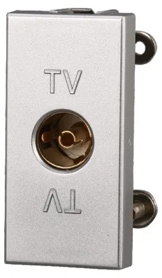 Immagine prodotto di ETTROIT AG2251 Connettore Presa TV Femmina Colore Grigio Compatibile Con Bticino Axolute
