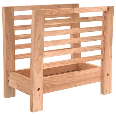 Obrázek produktu pro Stojan na časopisy 40 x 26,5 x 38,5 cm masivní ořechové dřevo