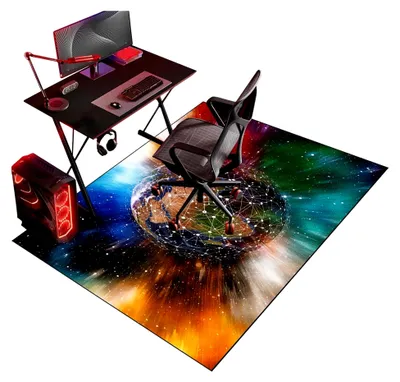 Produktbild von Bodenschutzmatte für Gaming-Stühle und Bürostühle 70 x 100 cm