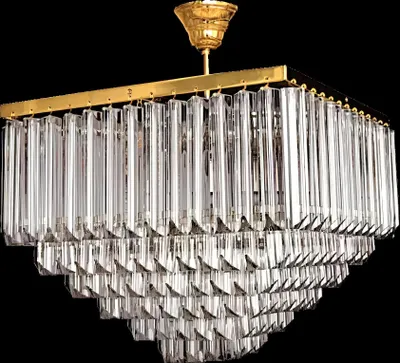 Zdjęcie produktu dla Żyrandol sufitowy złoty żyrandol lampa sufitowa żyrandol lampa kryształowa