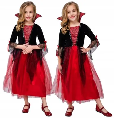 Produktbild von Hopki Kinder Vampir Kostüm für Mädchen Halloween