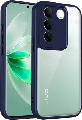 Produktbild von Hülle für Vivo V27/V27 Pro Transparente Rückseite TPU Bumper Stoßfest Handyhülle Blau