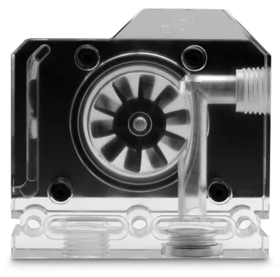 Produktbild von EK Water Blocks 3831109829721, Durchflussanzeiger, Schwarz, Transparent, 1/4"