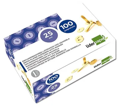 Immagine prodotto di Liderpapel FS07, color bronzo, 40 mm, confezione da 100 pezzi
