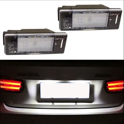 Produktbild von 2x LED Kennzeichenbeleuchtung SMD für VW Golf 3 Jetta Vento Skoda Octavia 1U