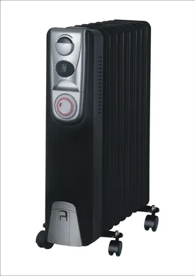 Produktbild von Guzzanti GZ409BT, Öl-Heizlüfter, Öl, Drinnen, Flur, Schwarz, Tasten