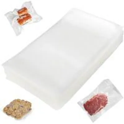 Produktbild von 200 Stück Vakuumierbeutel 15x25 cm – Gefrierbeutel & Sous Vide Beutel mit Luftrillen, für alle Vakuumierer & Lebensmittel wie Gemüse und Fleisch