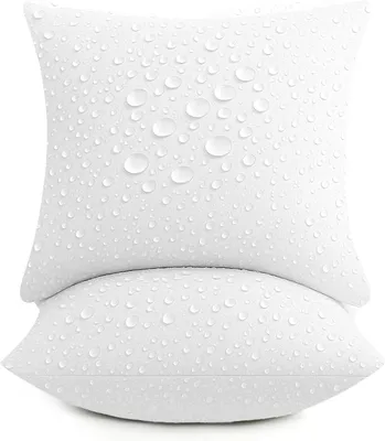 Obrázek produktu pro Polštářové výplně, rozměr 45 x 45 cm, sada 2 kusů, odolné povětrnostním vlivům, vhodné pro použití v interiéru i exteriéru