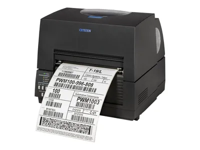 Zdjęcie produktu dla Citizen CL-S6621, bezpośrednio termiczny/termotransferowy, 203 x 203 DPI, 150 mm/s, Czarny