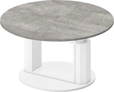 Produktbild von Design Couchtisch HEM-111 Hochglanz ausziehbar höhenverstellbar Tisch