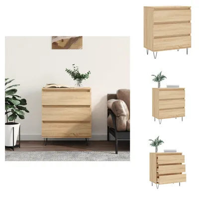 Image de vidaXL Sideboard Chêne Sonoma 60x35x70 cm Bois composite - Sideboards