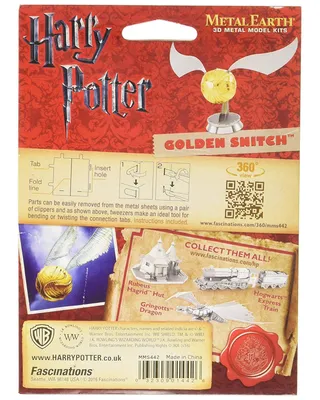 Zdjęcie produktu dla Metal Earth Golden Snitch, Figurka kolekcjonerska, 14 lat(a), Metal