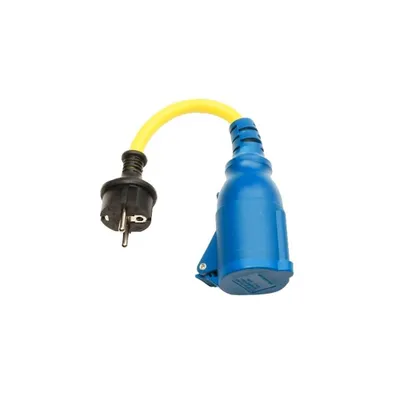 Produktbild von Victron Energy Adapterkabel 16A/250Vac Schutzkontaktstecker CEE Kupplung