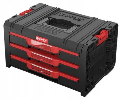 Produktbild von Qbrick SYSTEM PRO Drawer 3 Toolbox 2.0 Basic Werkzeugkasten