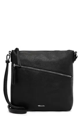 Produktbild von Tamaris Damen Umhängetasche diagonaler Reißverschluss Alessia 30814, Farbe:Schwarz