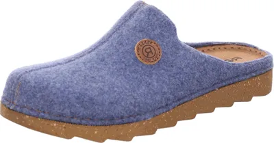 Produktbild von Rohde Herren Pantoffel Hausschuh Softfilz Foggia-H 7100, Größe:45 EU, Farbe:Blau