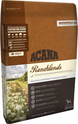 Produktbild von Acana Ranchland Hund mit höchstem Proteingehalt