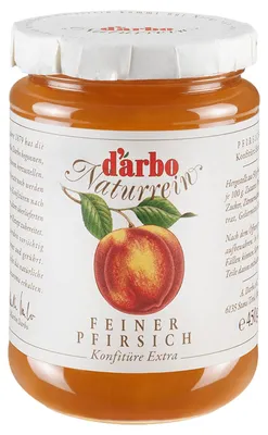 Produktbild von Darbo Naturrein Pfirsich-Konfitüre
