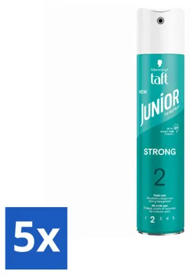 Produktbild von 5 x Taft Junior Haarspray Strong - 250 ml - Vorteilspackung - 5 Stücke