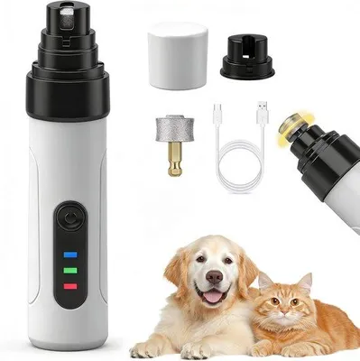 Image de Tondeuse électrique pour chiens, tondeuse silencieuse pour chiens, tondeuse rechargeable pour chiens, tondeuse professionnelle et sûre pour grands chiens