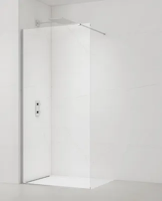 Produktbild von SAT Walk-In Duschtrennwand 90 cm begehbare Dusche 8mm Sicherheitsglas