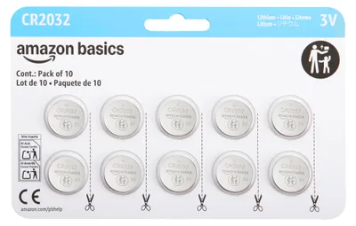 Obrázek produktu pro A. Základní informace: Lithiová knoflíková baterie CR2032, dlouhá životnost, bez obsahu