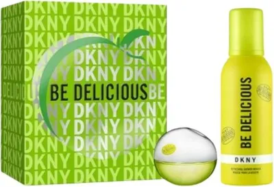 Produktbild von DKNY Be Delicious Set Duftwasser Spray 30ml + Duschschaum 150ml