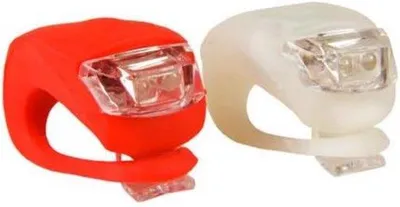 Obrázek produktu pro Sada LED světel na kolo – bílá a červená