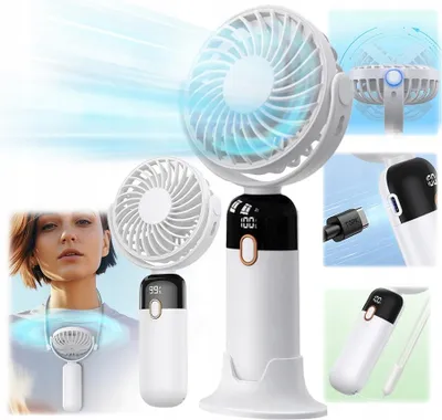 Immagine prodotto di Ventilatore USB Mini ventilatore da tavolo silenzioso TOPK K70 bianco